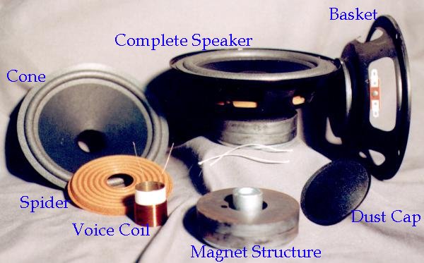 Home shop speaker components